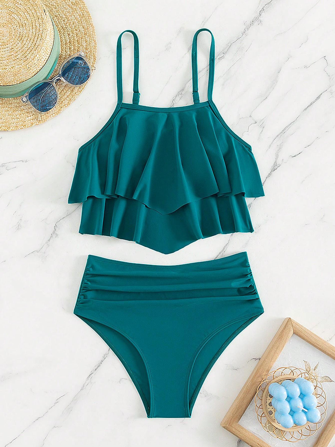 Damen Bikini-Set mit voluminösem Rüschendesign Echo Archiv