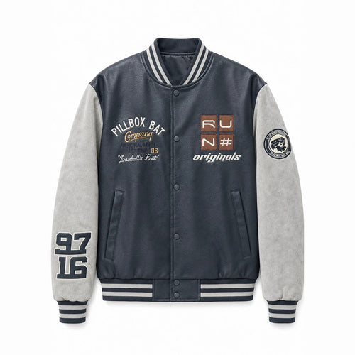 Herren Modische Baseballjacke Echo Archiv