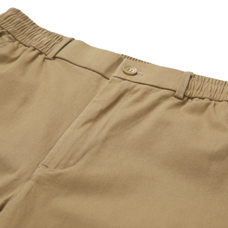 Herren Gerade geschnittene Cargo-Hose mit elastischem Bund und aufgesetzten Klappentaschen Echo Archiv