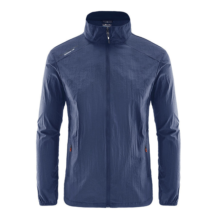 Herren Leichte Outdoor-Jacke mit hohem Kragen Echo Archiv
