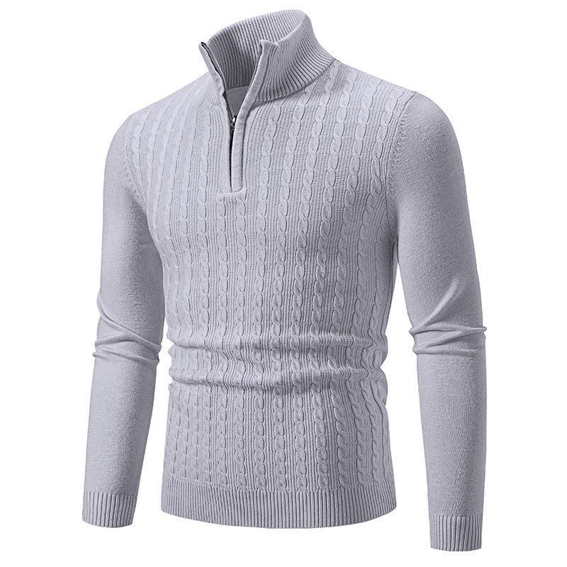 Herren Strickpullover mit Stehkragen Echoarchiv