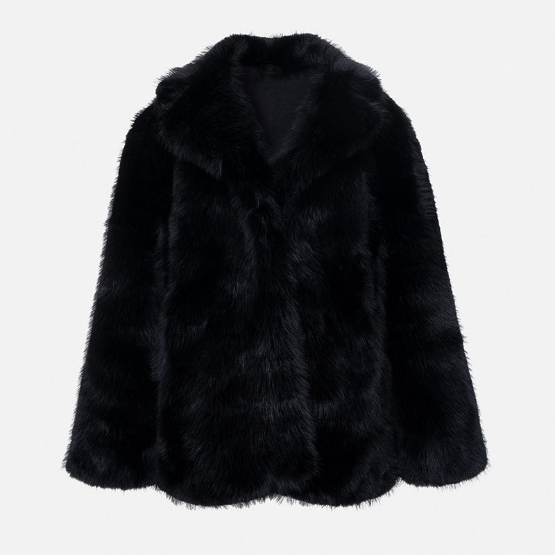 Damen Kurzjacke aus voluminösem Hochflor‑Kunstpelz mit Oversize‑Silhouette Echo Archiv