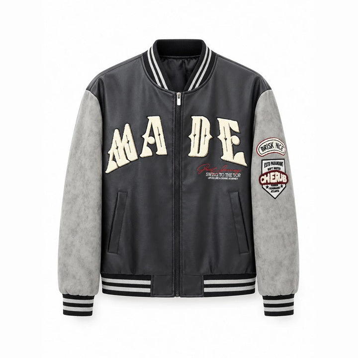Damen Modische Freizeit-Bomberjacke Echo Archiv