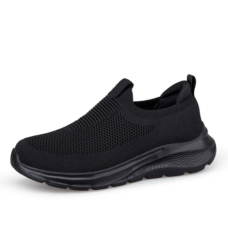 Damen nan nahtloser Strick-Slip-On mit elastischem Einstieg, gepolstertem Komfortfußbett und profiliertem Leichtlaufsohlen-Design Echo Archiv