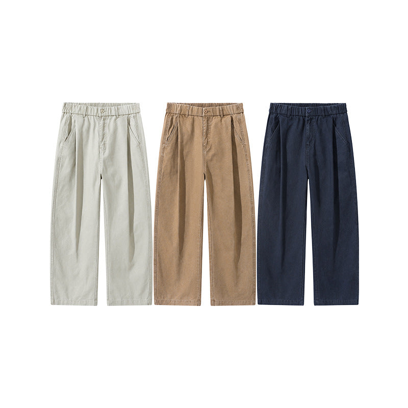 Damen Bundfalten-Hose mit elastischem Taillenbund und weitem Bein Echo Archiv