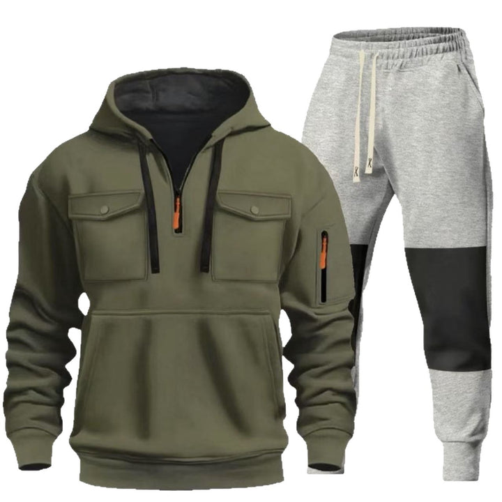 Herren funktionaler Sweatshirt- und Jogginghosen-Set Echoarchiv
