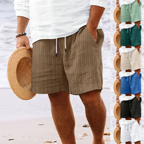 Herren Freizeit Strand Shorts mit dehnbarem Kordelzug Echoarchiv