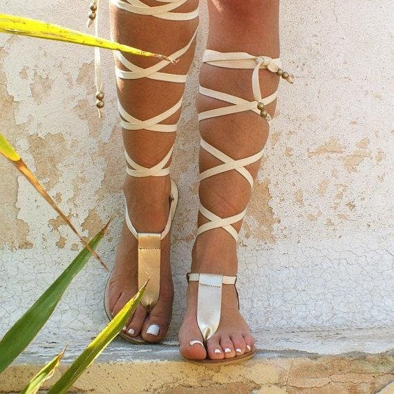 Damen Gladiator Sandalen Echoarchiv