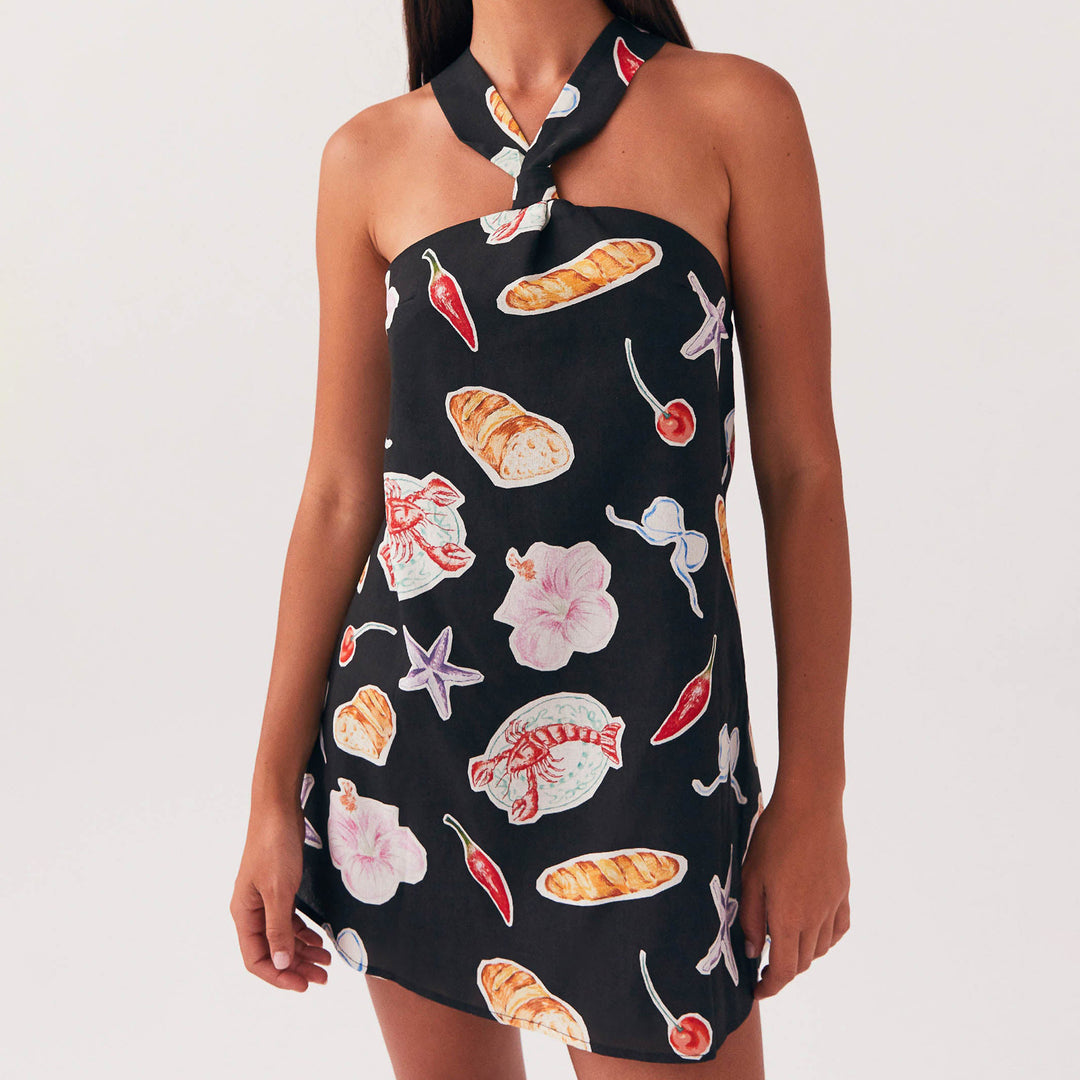 Damen Strandkleid mit trendigem Halterdesign Echo Archiv