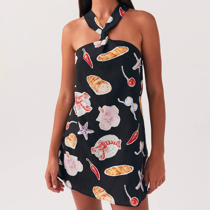 Damen Strandkleid mit trendigem Halterdesign Echo Archiv