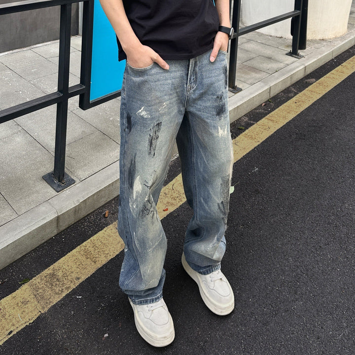 Herren Modische Baggy Jeans Echoarchiv