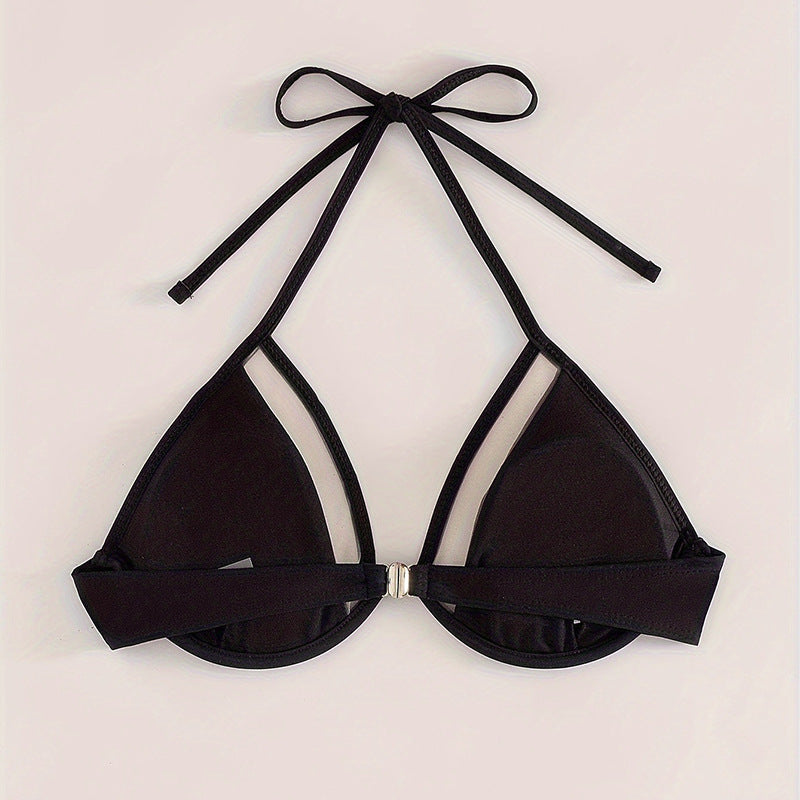 Damen Triangel-Bikini mit transparentem Detail Echo Archiv