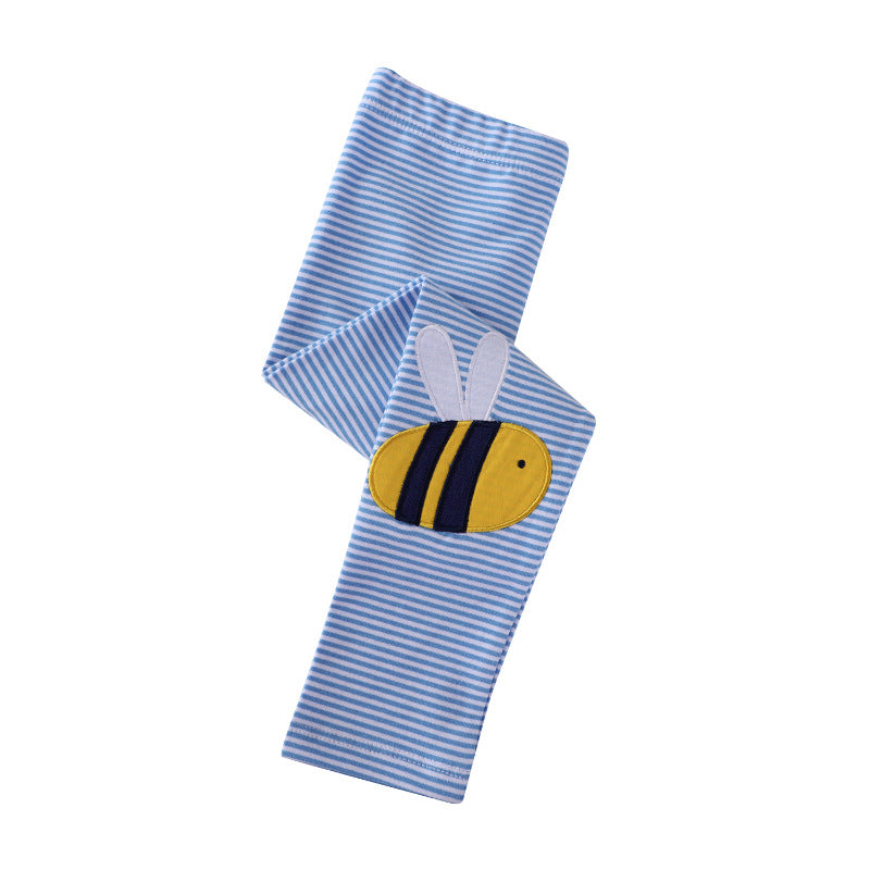 Mädchen Leggings mit buntem Bienen- und Sonnenmotiv Echo Archiv