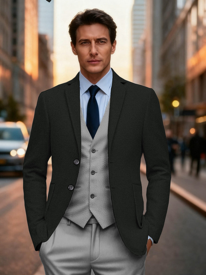 Herren klassischer einreihiger Blazer Echoarchiv