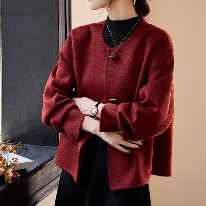 Damen Modische und elegante Strickjacke Echoarchiv