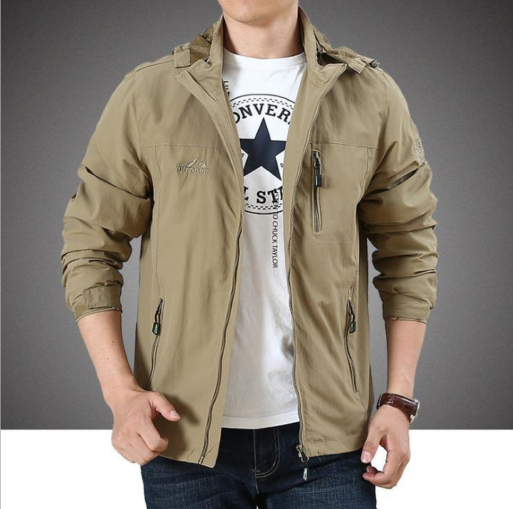 Herren Funktionale Übergangsjacke mit praktischen Taschen Echo Archiv
