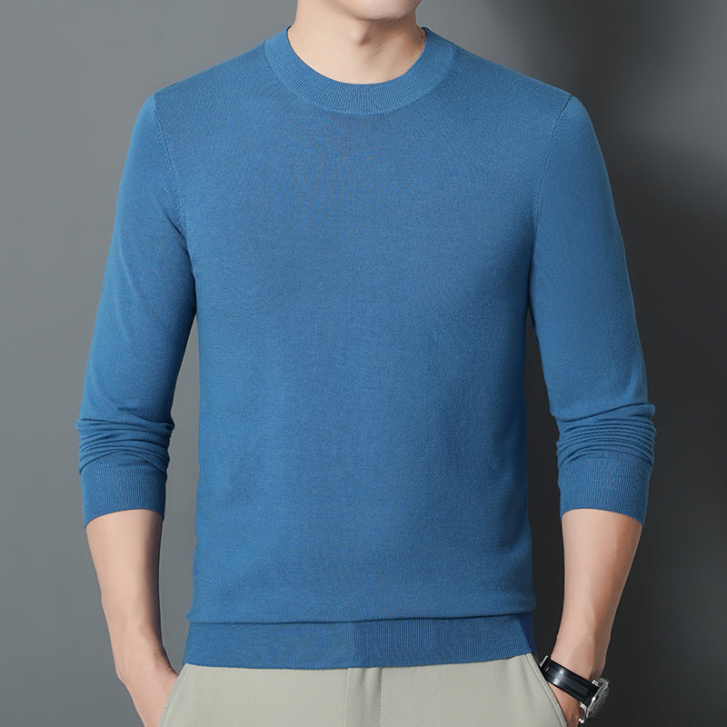 Herren Feiner Rundhalspullover aus Feinstrick mit schmaler Silhouette Echo Archiv