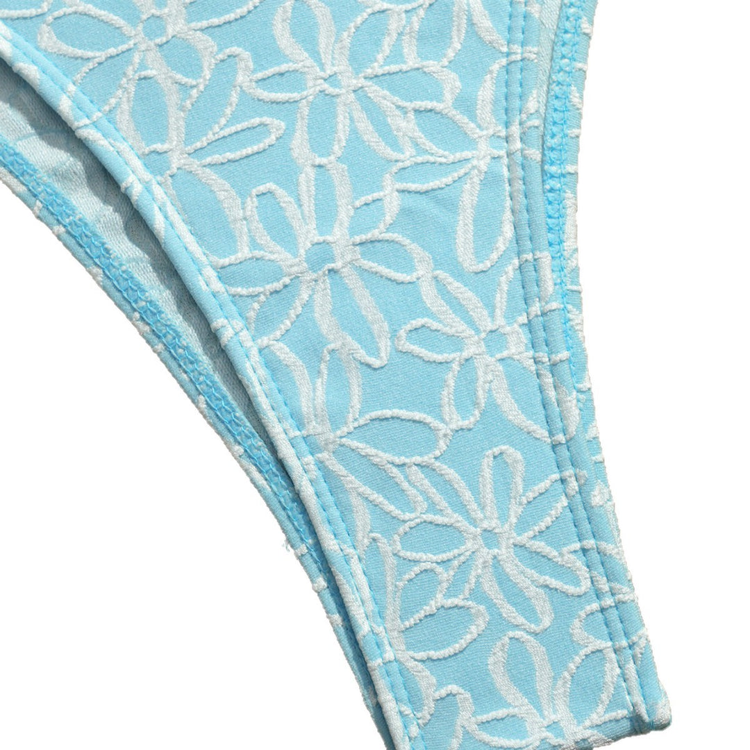 Damen Bandeau-Bikini-Set mit verspielten Rüschendetails Echo Archiv