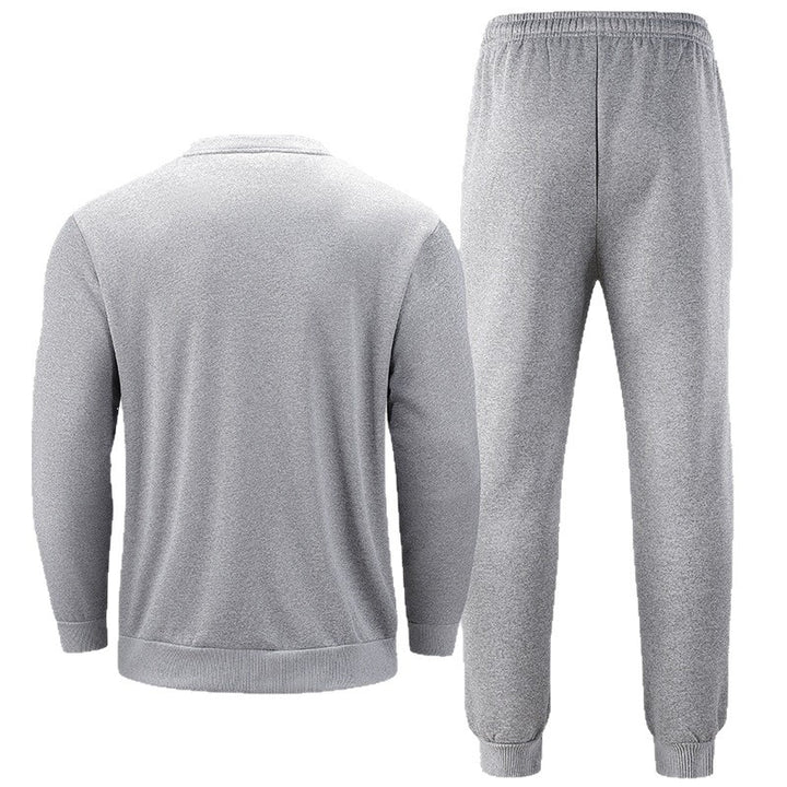 Herren Thermo‑Fleece Lounge‑Set mit Rundhals-Pullover & tapered Jogginghose Echo Archiv