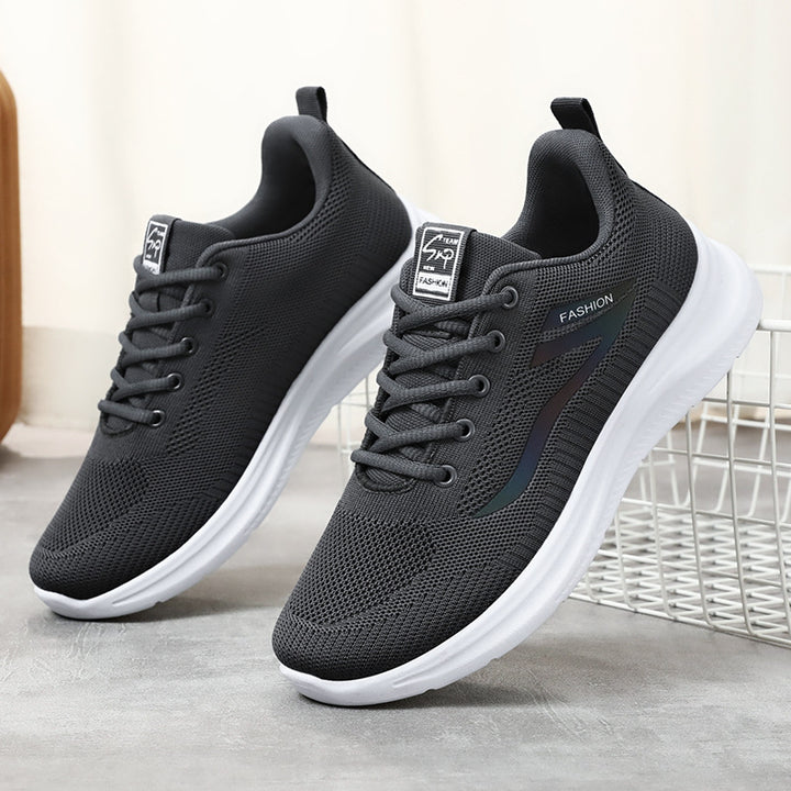 Unisex nan leichte Strickfreizeitsneaker mit gepolsterter Fersenstütze und rutschfester Profilsohle Echo Archiv