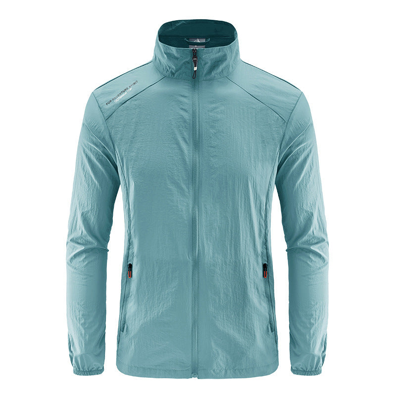 Herren Leichte Outdoor-Jacke mit hohem Kragen Echo Archiv