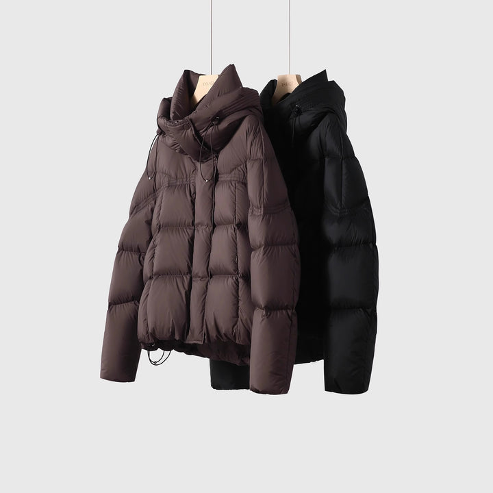 Damen modische Steppjacke mit hohem Kragen Echoarchiv