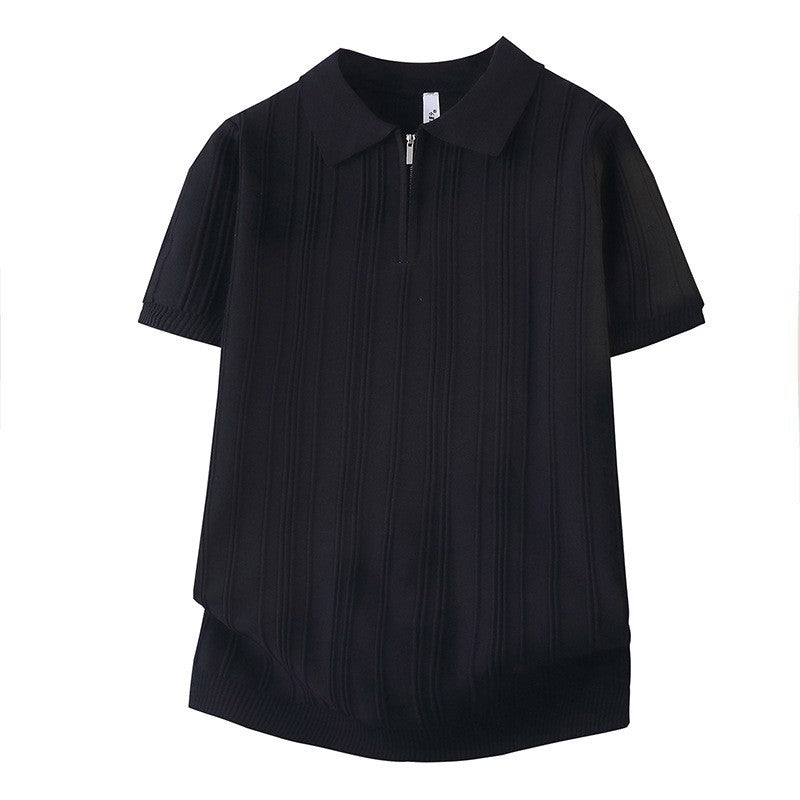 Damen Modisches Poloshirt mit Reißverschluss Echo Archiv