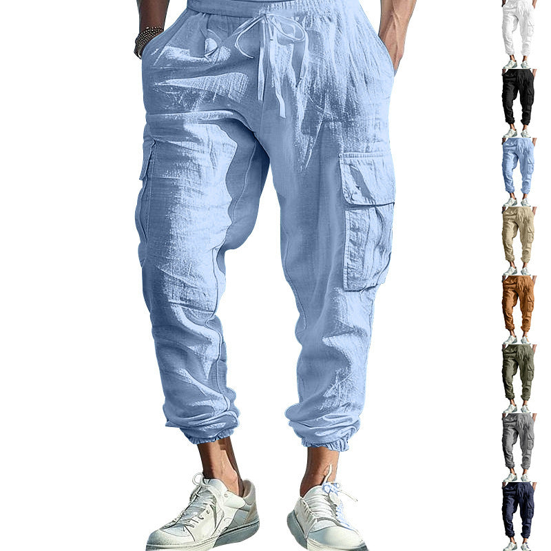 Herren Cargo-Hose mit elastischem Bund und vielseitigen Taschen Echoarchiv