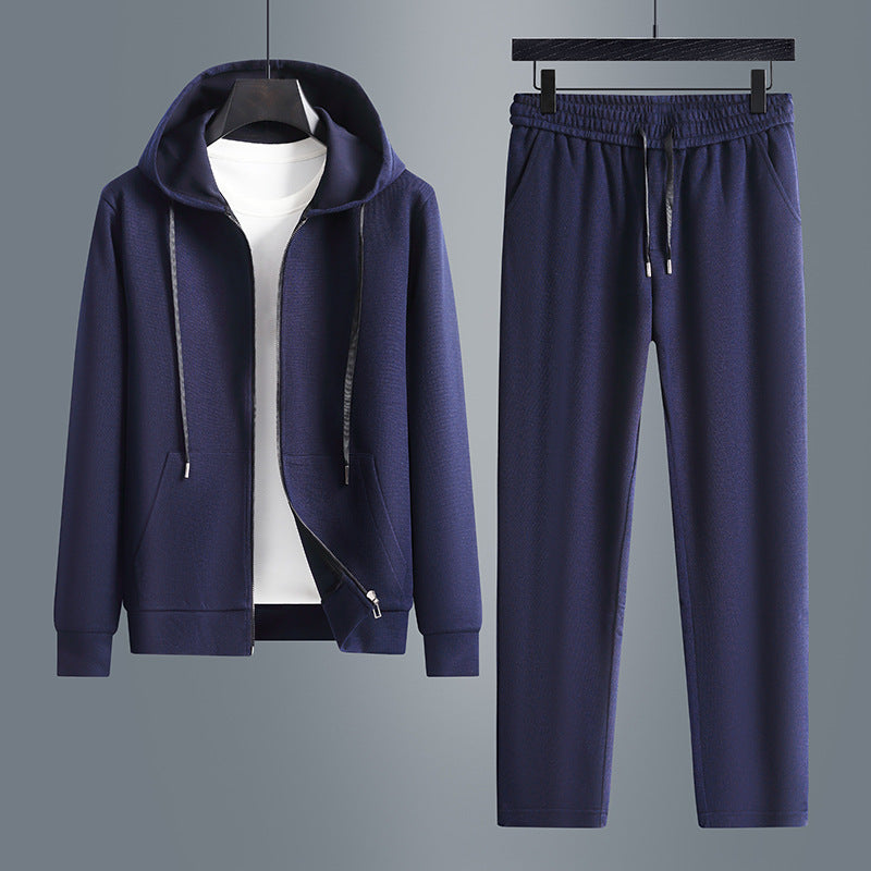 Herren sportliches Sweatset mit Kapuze und elastischem Bund Echoarchiv