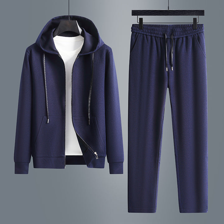 Herren sportliches Sweatset mit Kapuze und elastischem Bund Echoarchiv