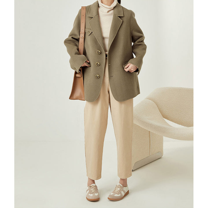 Damen Elegante und bequeme Wolljacke Echoarchiv