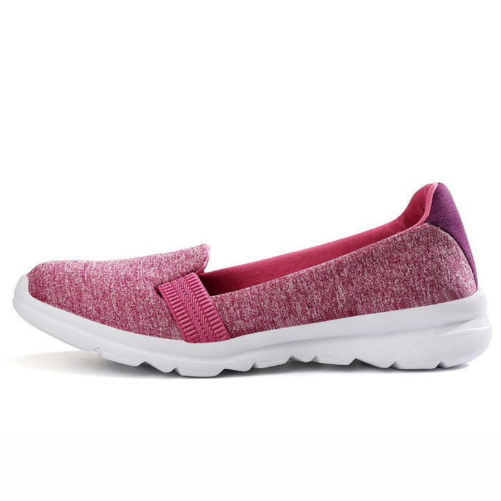 Damen Leichter Strick-Slipper mit elastischem Einstieg und gedämpfter Komfortsohle Echoarchiv