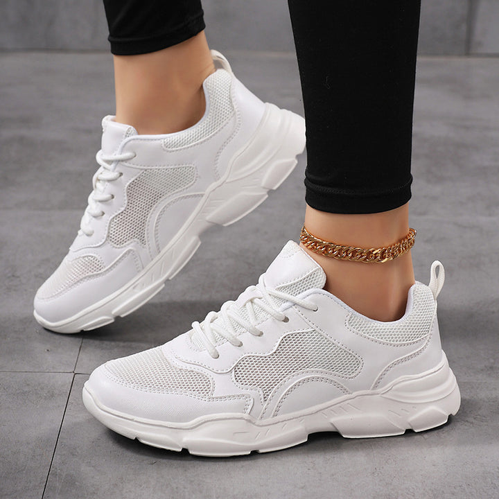 Damen nan moderner Komfort-Sneaker im Retro-Look mit atmungsaktivem Mesh, gepolsterter Ferse und profiliertem Leichtsohlenaufbau Echo Archiv