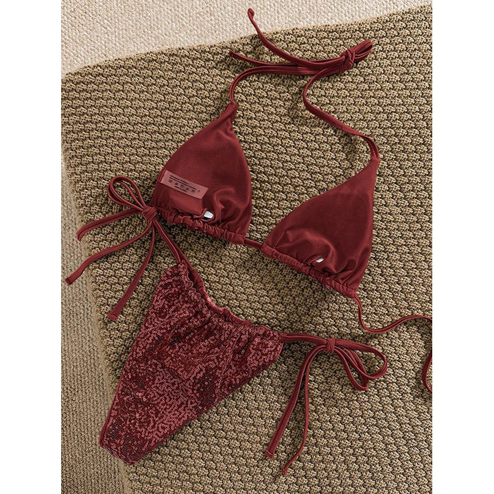 Damen Funktions-Bikini-Set mit elastischen Bindebändern Echo Archiv