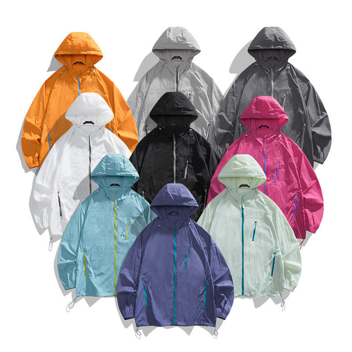 Herren leichtgewichtige Windjacke mit praktischen Taschen und atmungsaktiven Eigenschaften Echoarchiv