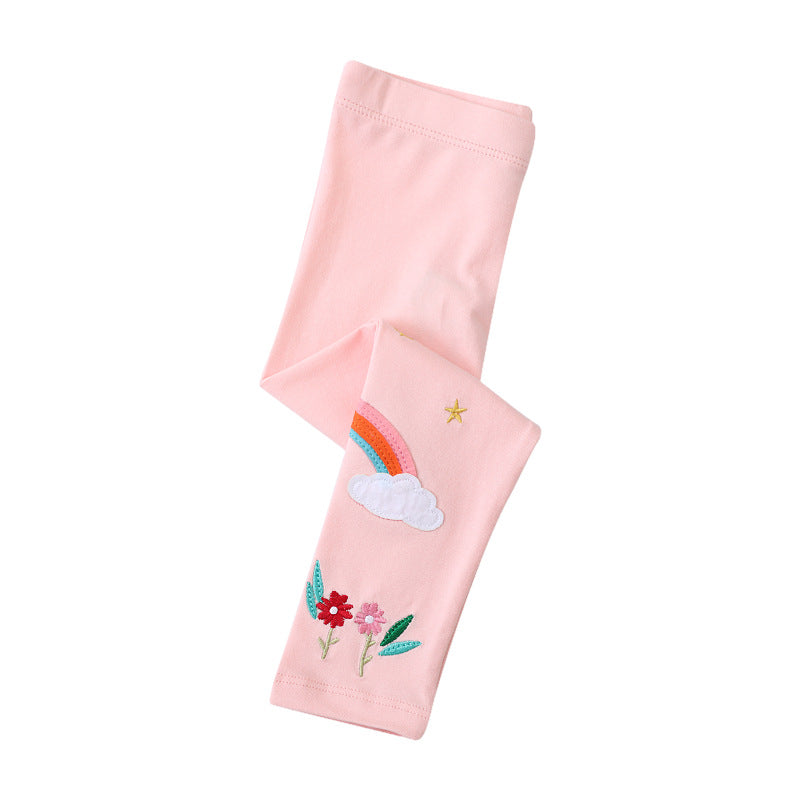 Mädchen Leggings mit verspieltem Feen- und Regenbogen-Design Echo Archiv