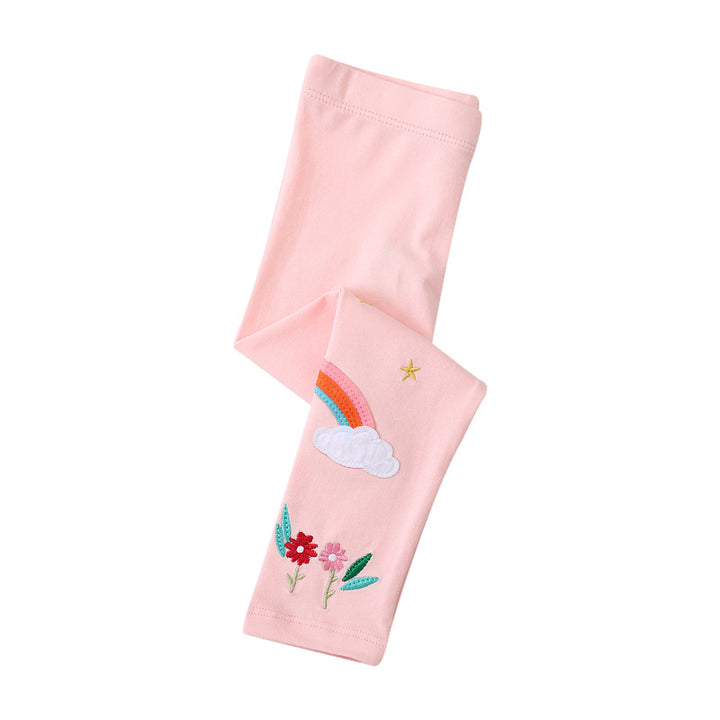 Mädchen Leggings mit verspieltem Feen- und Regenbogen-Design Echo Archiv