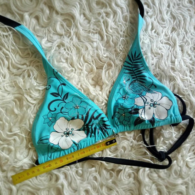 Damen-Bikini-Set mit floralem Design und verstellbaren Trägern Echo Archiv