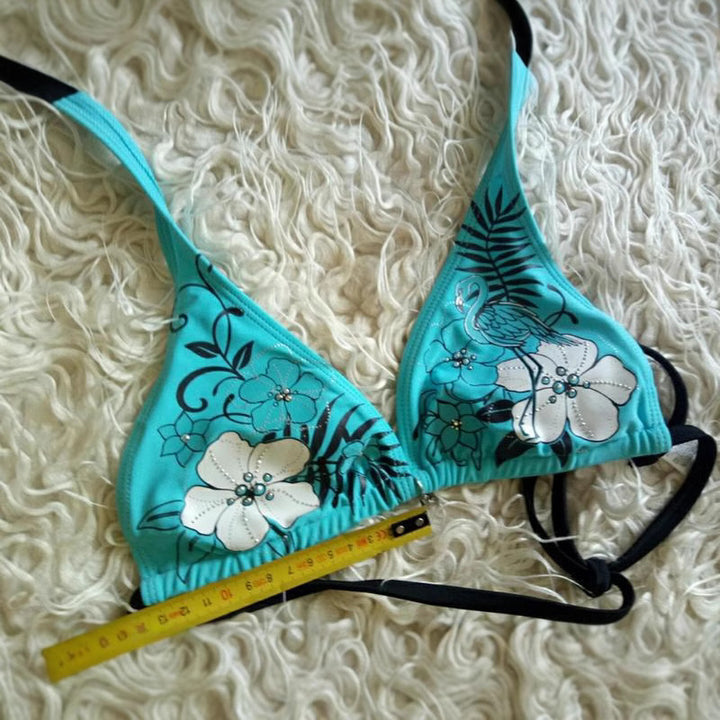 Damen-Bikini-Set mit floralem Design und verstellbaren Trägern Echo Archiv