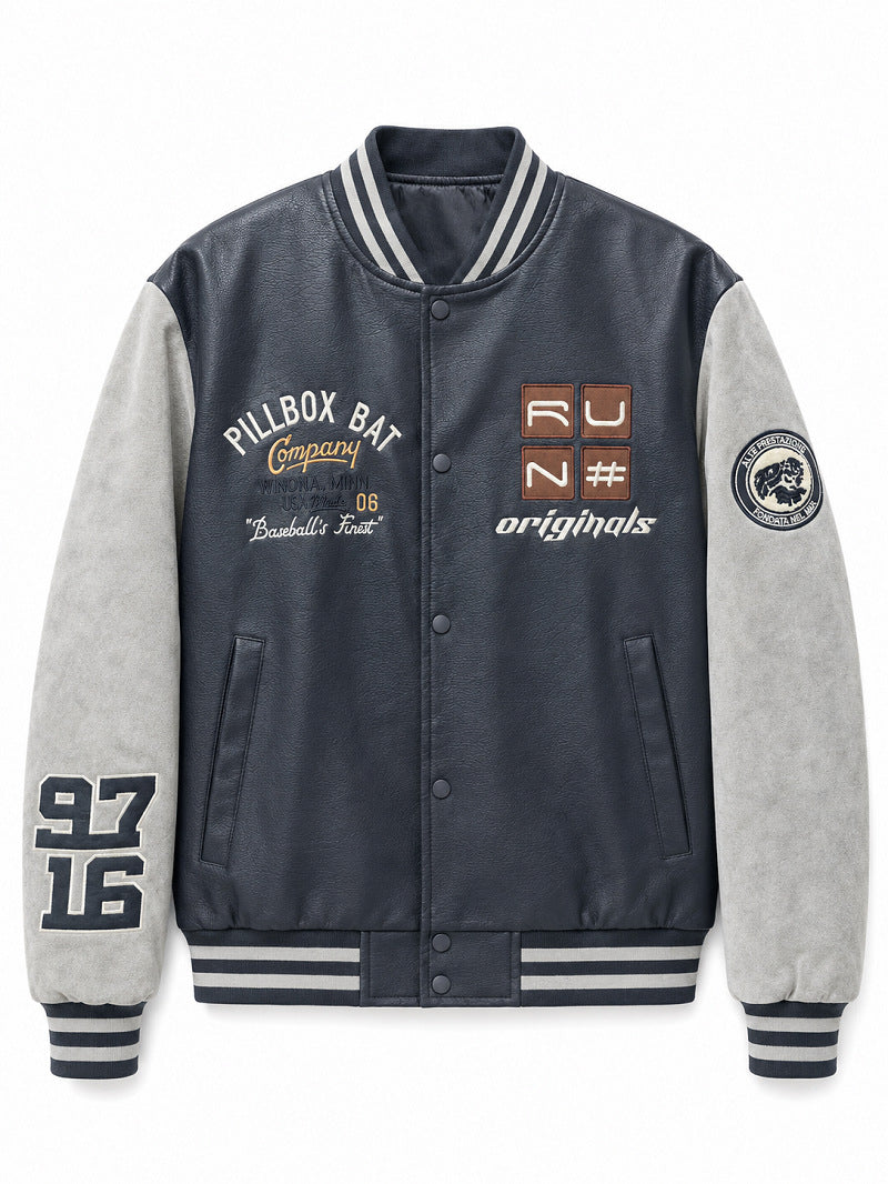 Herren Modische Baseballjacke Echo Archiv