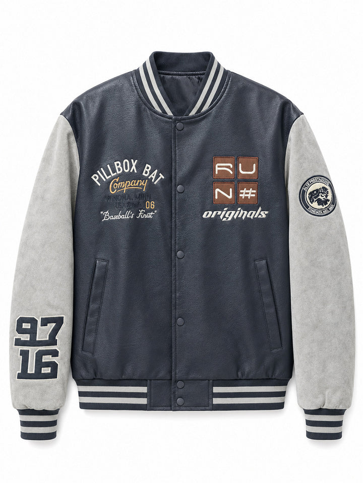 Herren Modische Baseballjacke Echo Archiv
