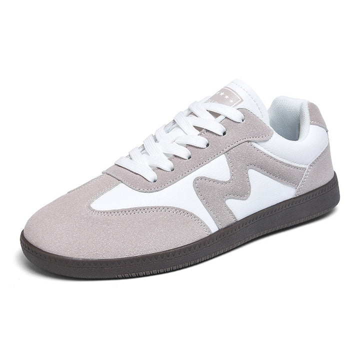 Unisex nan urbaner Tennis-Sneaker mit Veloursleder-Overlays gepolstertem Fersenkragen und vulkanisierter Gummisohle Echo Archiv