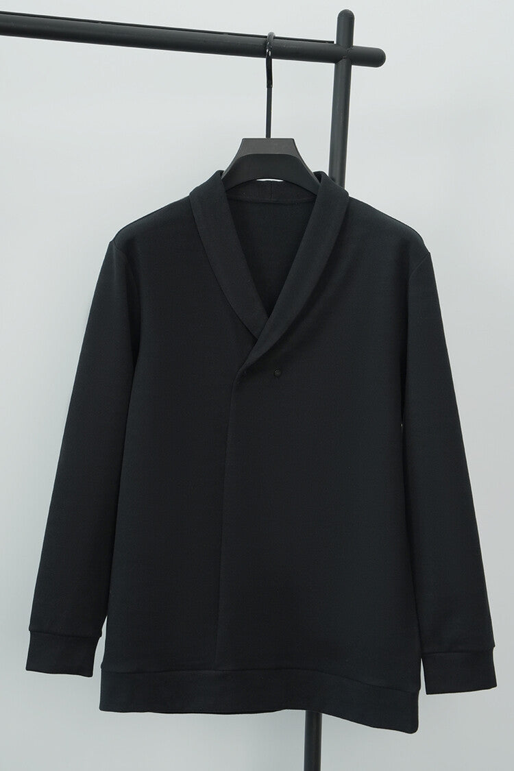 Herren Freizeitjacke mit modernem Schalkragen und praktischen Knöpfen Echoarchiv