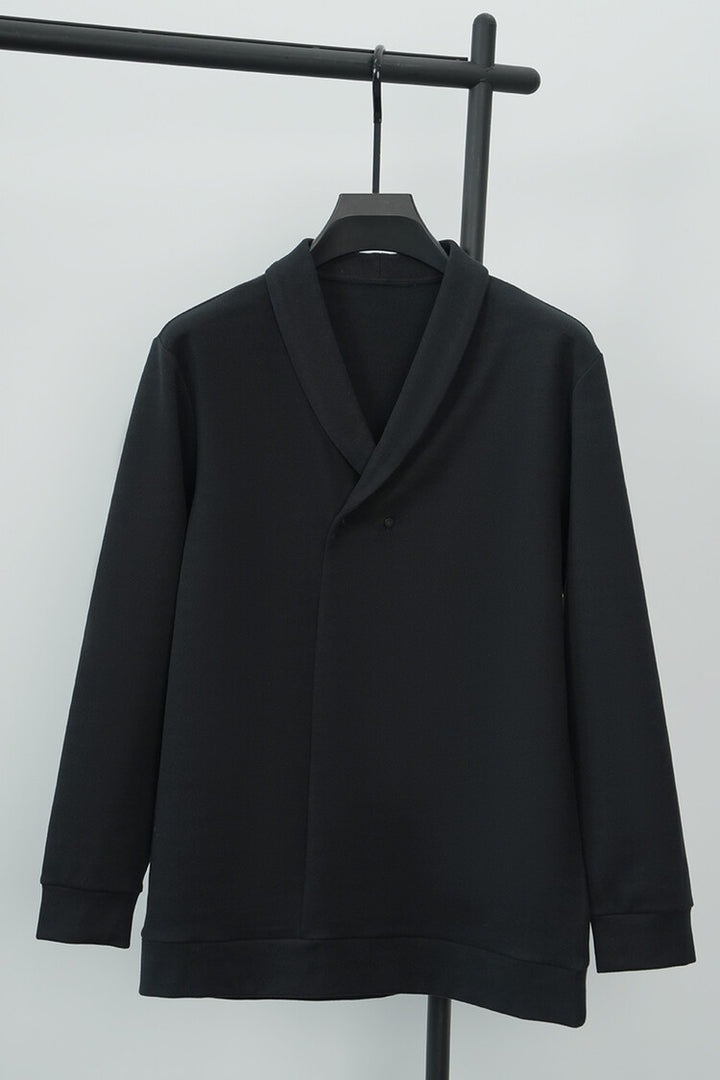 Herren Freizeitjacke mit modernem Schalkragen und praktischen Knöpfen Echoarchiv