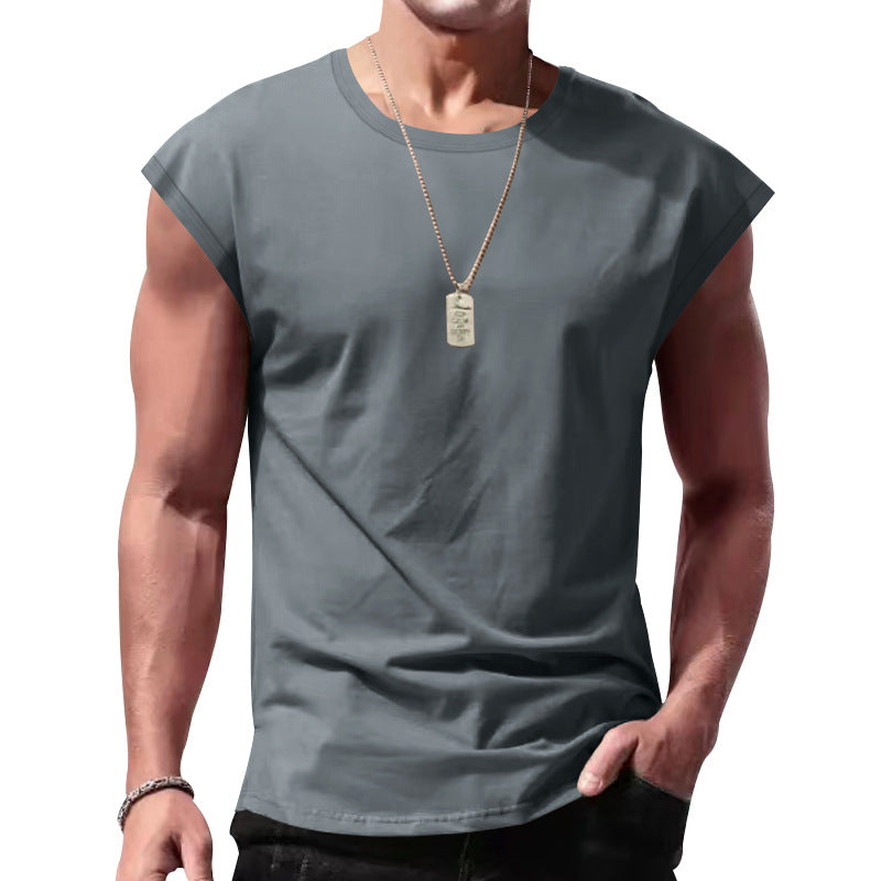 Herren lässiges oversized T-Shirt aus hochwertigem Baumwollmix mit dezentem Rundhalsausschnitt Echoarchiv