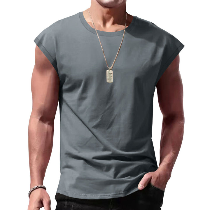 Herren lässiges oversized T-Shirt aus hochwertigem Baumwollmix mit dezentem Rundhalsausschnitt Echoarchiv
