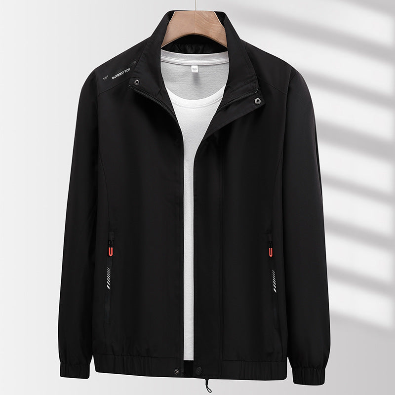 Herren winddichte Übergangsjacke mit praktischem Kapuzen-Design Echoarchiv