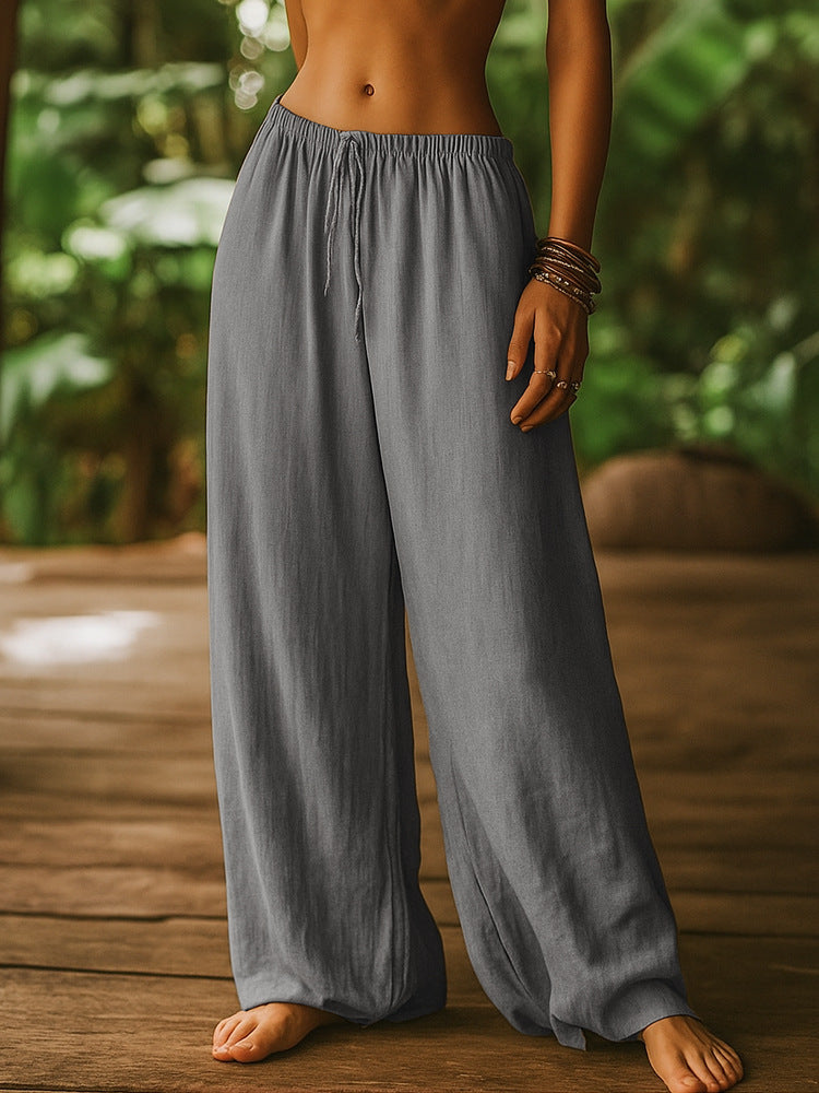 Damen Weite Leinenhose Echo Archiv