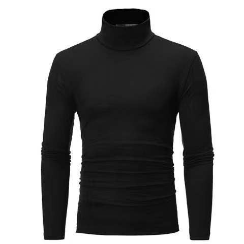 Herren Rollkragenpullover aus elastischem Material mit eng anliegendem Schnitt Echoarchiv