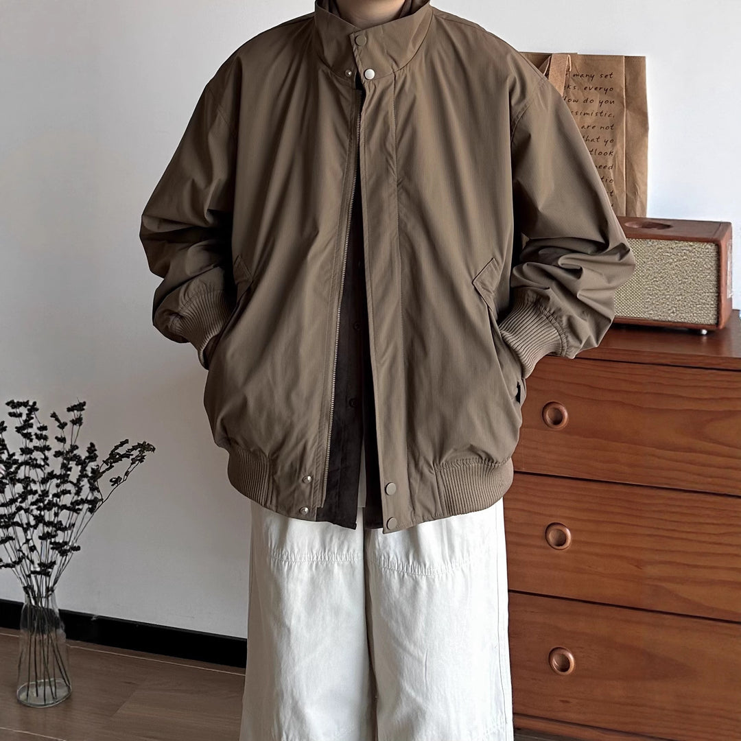 Herren lässige Übergangsjacke mit praktischem Reißverschluss Echoarchiv